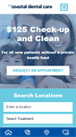 Mobile Screenshot of coastaldentalcare.com.au